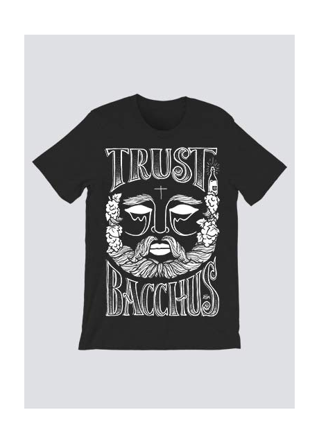 Tshirt Trust Bacchus Noir Homme