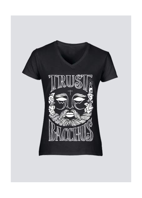 Tshirt Trust Bacchus Noir Homme