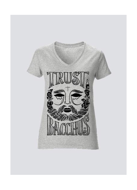 Tshirt Trust Bacchus Gris femme