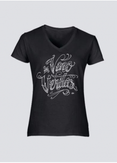Tshirt In Vino Veritas Noir femme