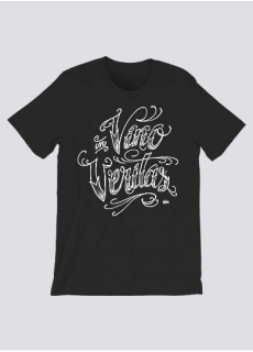 Tshirt In Vino Veritas Noir Homme