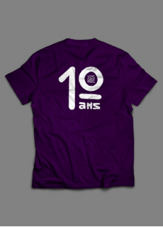 Tshirt 10 Ans Violet Homme
