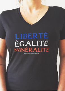 Tshirt Liberté Egalité Minéralité