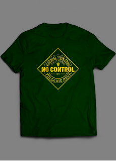 Tshirt No Control Volcanic Rock Homme